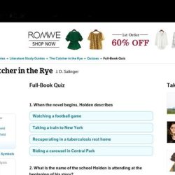 Catcher rye quiz ppt powerpoint presentation skip