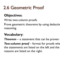 Section 2 6 geometric proof