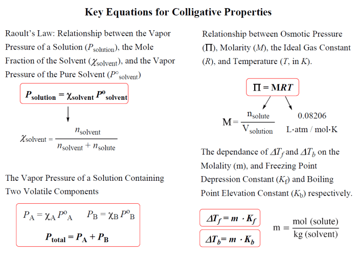 Colligative properties gizmo answer key