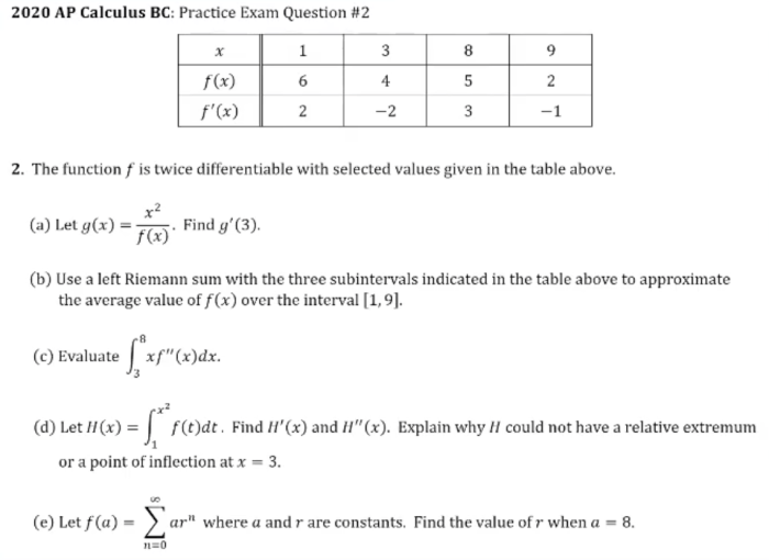 Ap calc ab 2018 mcq answers